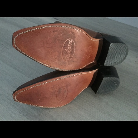 Abilene 9027 Women's Leather Western Boots, Sz 7.5 - Picture 7 of 8